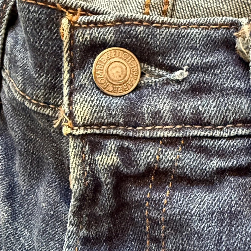 Abercrombie & Fitch Dark blue athletic slim stretch Jeans - Picture 4 of 7